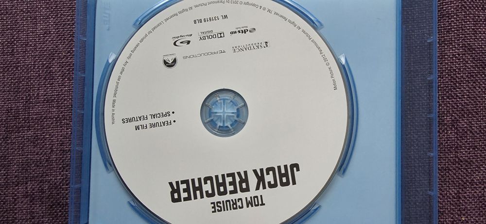 Jack Reacher blu-ray pl
