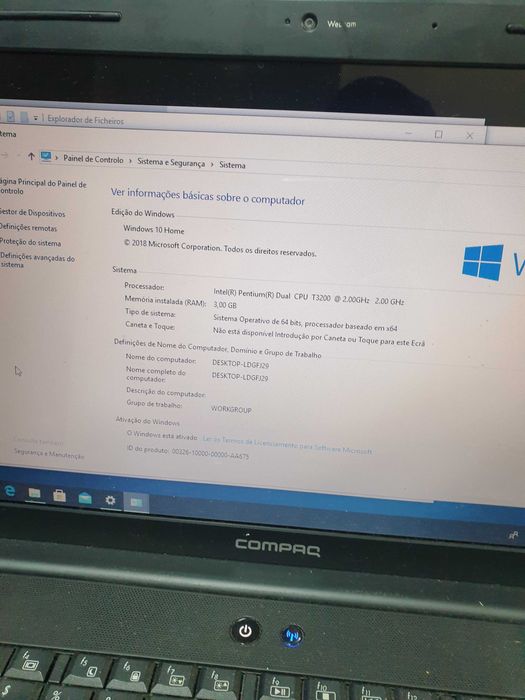 motherboard compac CQ60 processador T4500 sem anomalia