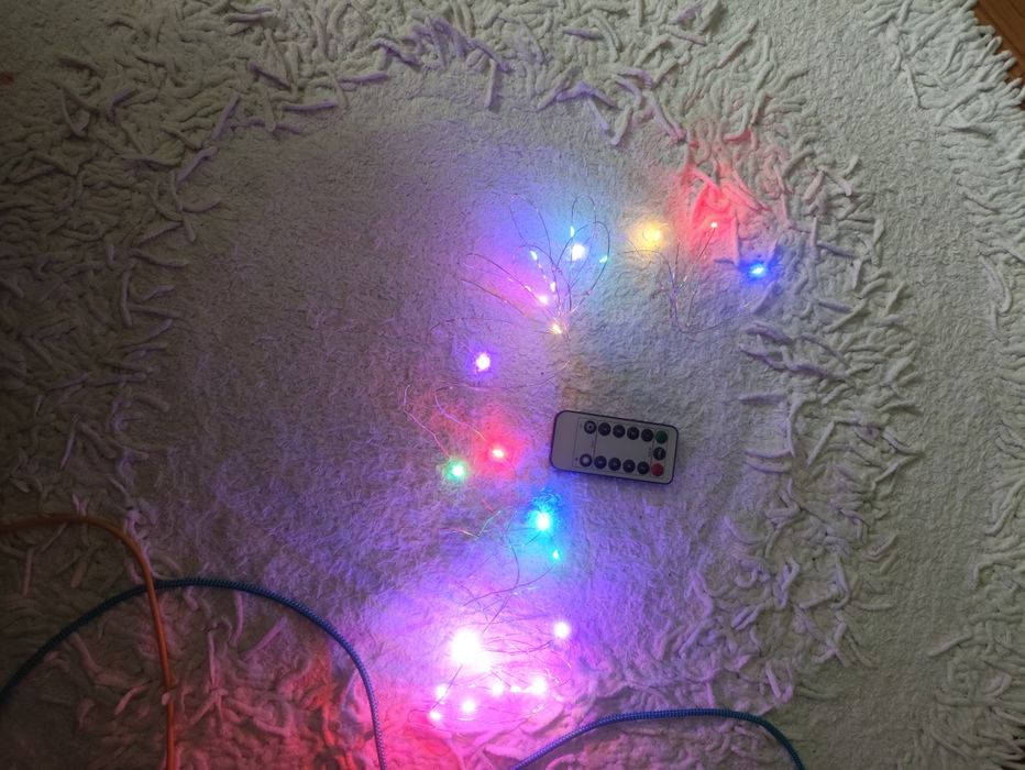 Solarne lampki nowe USB