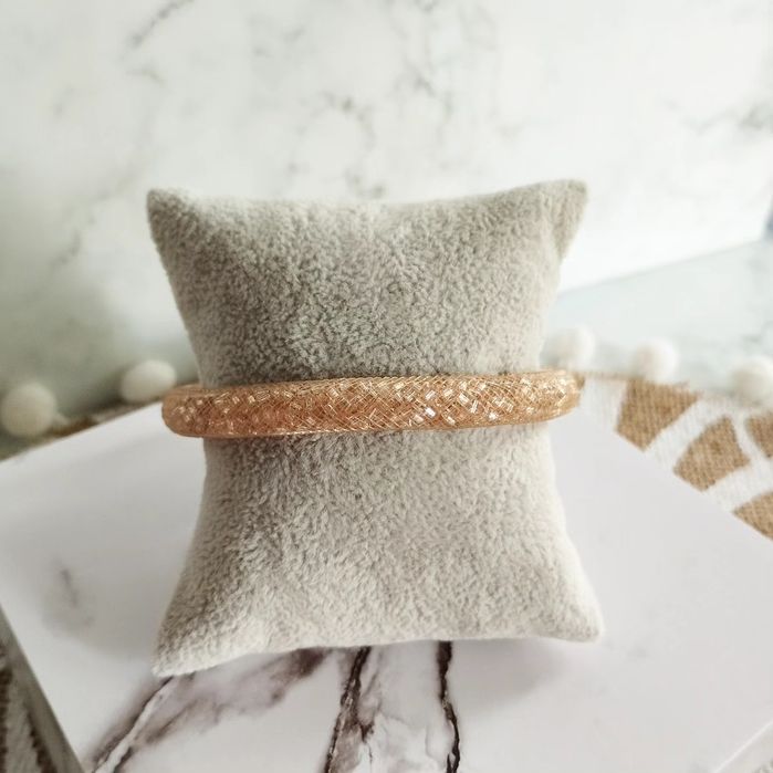 Bransoletka z siatki jubilerskiej