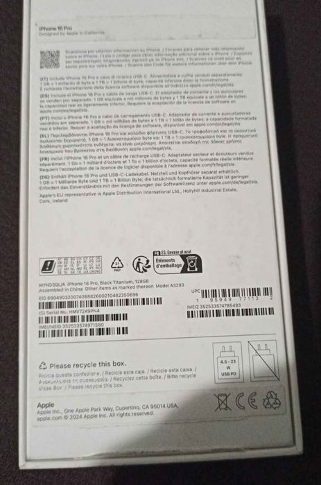 iPhone 16Pro 128GB