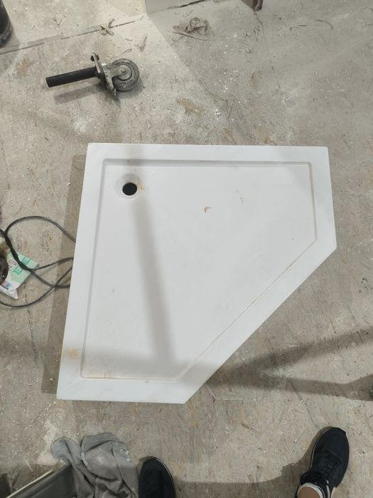 Brodzik 80x80 rogowy