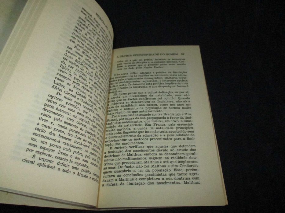 Livro A Última Oportunidade do Homem Bertrand Russell