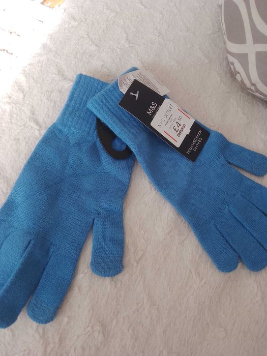 Rękawiczki M L niebieskie