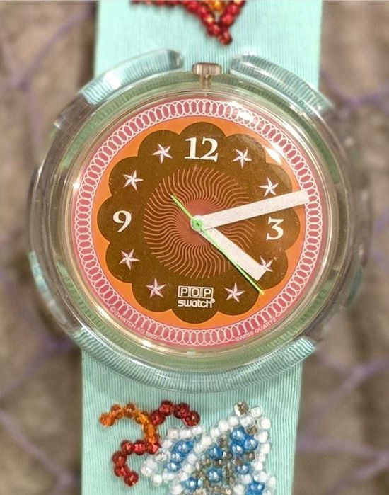 Relógio Swatch Pop “Soupe de Poisson” PWZ106, Novo, 1993