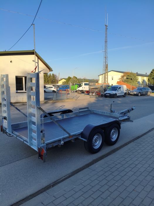DMC 3500 kg mocna przyczepa pod minikoparkę wozidlo walec i inne maszy