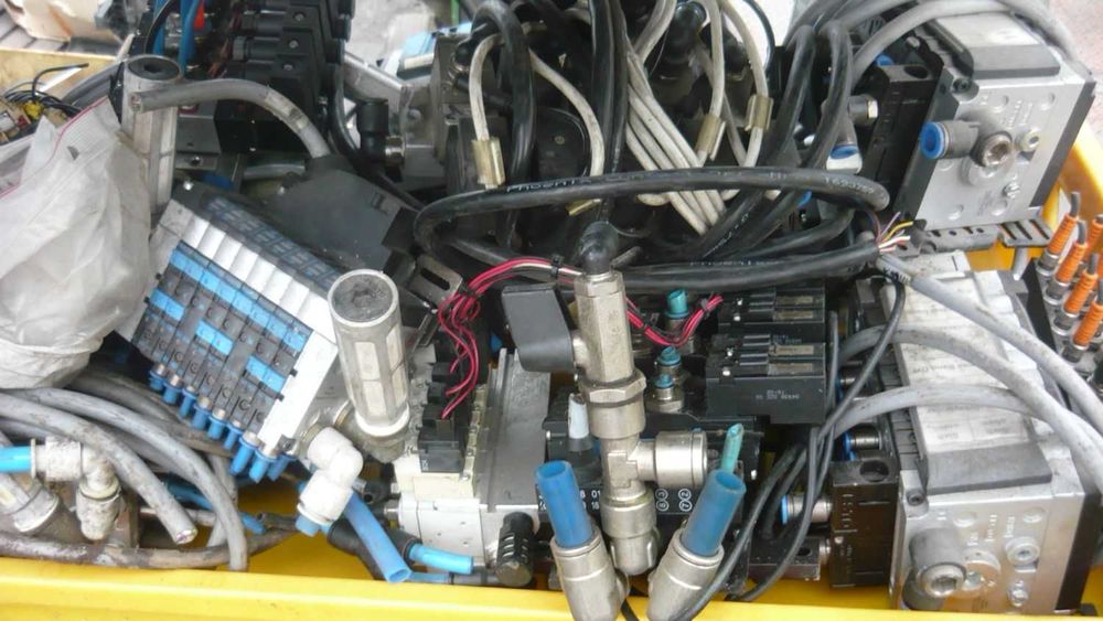 Wyspa Festo pneumatyczny Kompresor Automatyka Siemens Simatic Siłownik