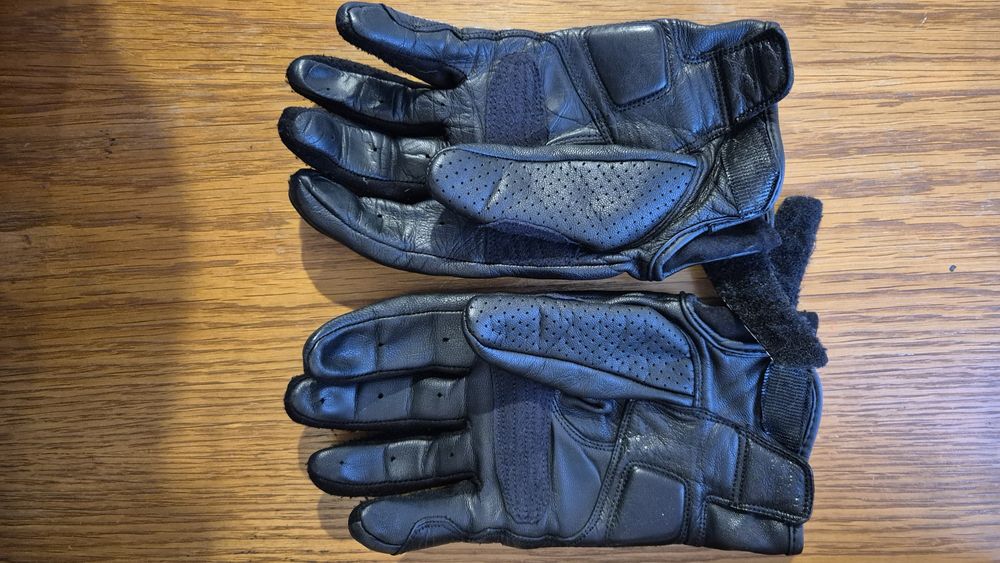 Luvas motard em pele - M