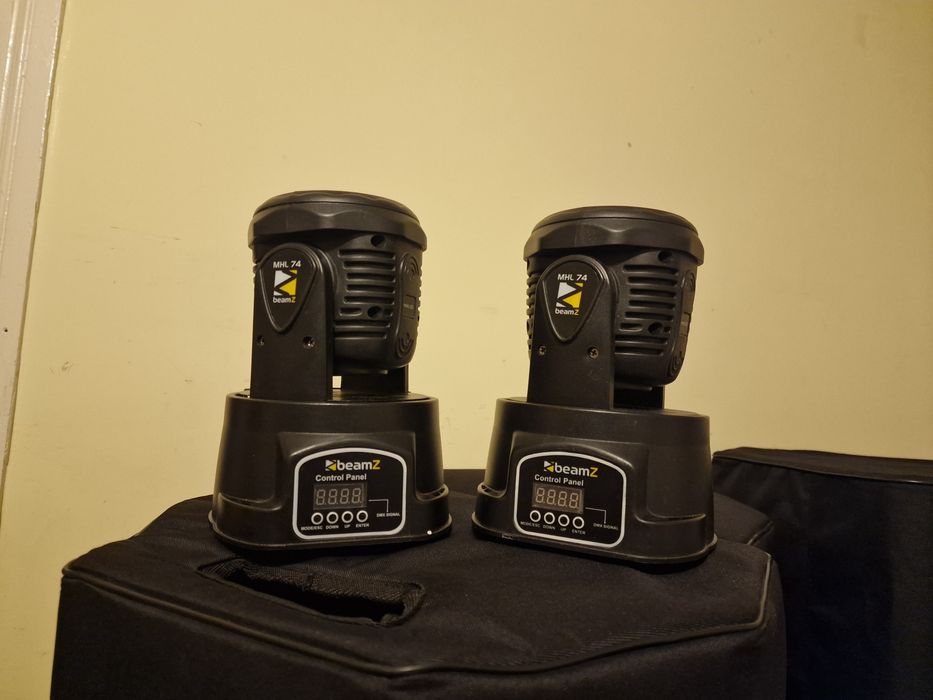 Ruchome głowy BEAMZ MHL 74 (2x ruchoma głowa, pokrowiec)