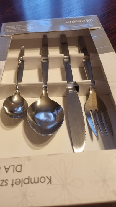 Sztućce Amefa, komplet 24 sztuk, nowe