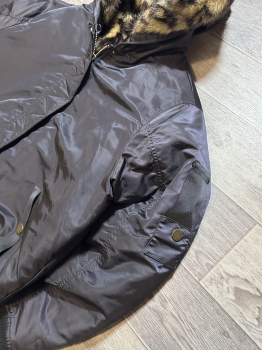 If Six was Nine style Fur bomber jacket