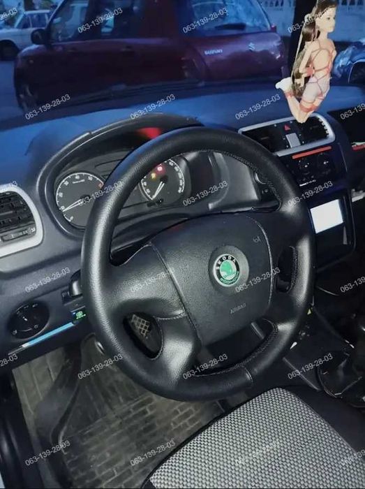 Skoda Octavia Fabia Roomster Оплетка чехол на руль Шкода Октавия Фабия