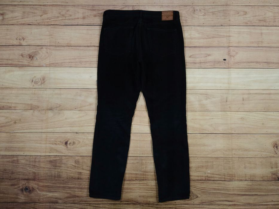 GANT Spodnie Sztruksowe Slim Straight Męskie Granatowe r. 35/34