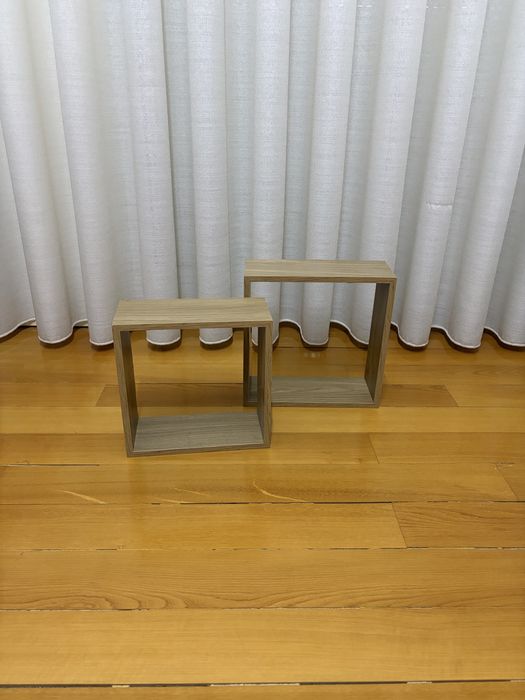 Cubos prateleira de parede