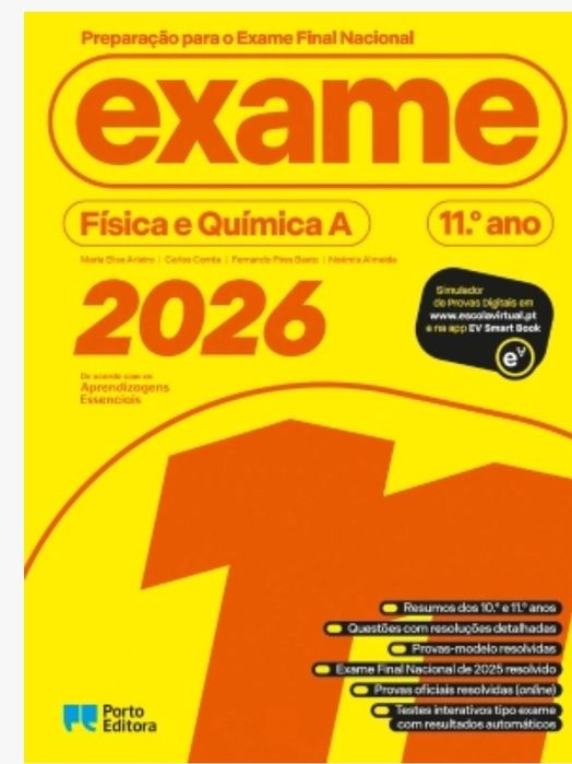Preparação para o Exame Final Nacional 2026 - Física e Química A - 11.º Ano