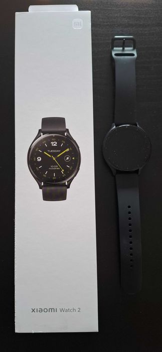 Xiaomi Watch 2 Black - Pouquíssimo uso. Com caixa, manual e carregador