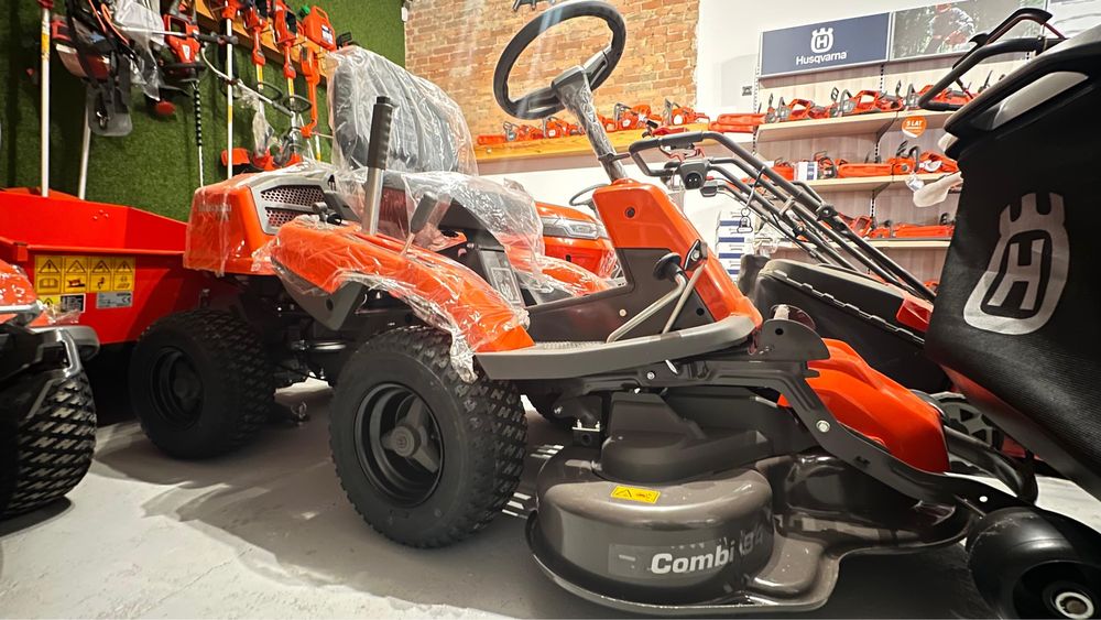 Rider Husqvarna 214TC nowy 2 lata gwarancji 2 cylindry