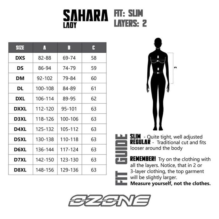 Kurtka motocykl OZONE SAHARA LADY 7XL