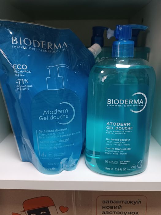 Bioderma atoderm гель для душу 1 л gel