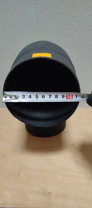 kolano dymowe stalowe 90° do pieca / kominka – średnica 120 mm