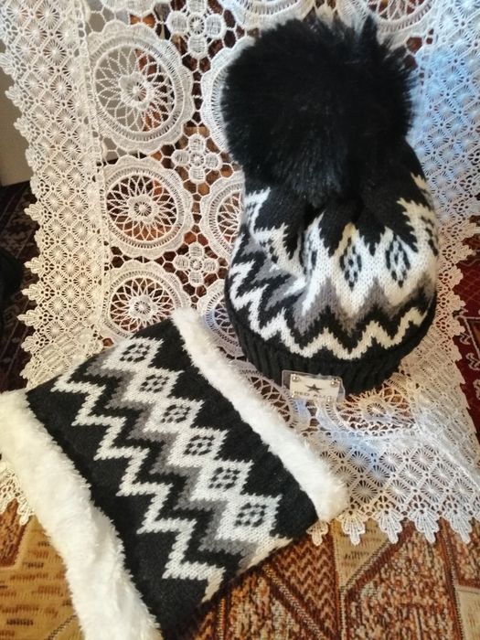 Komplet czapka komin