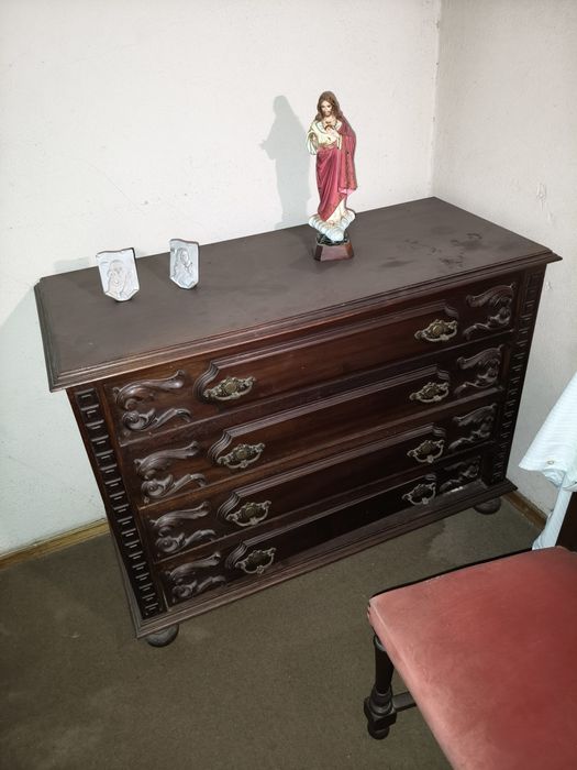 Moveis de quarto de mogno completo