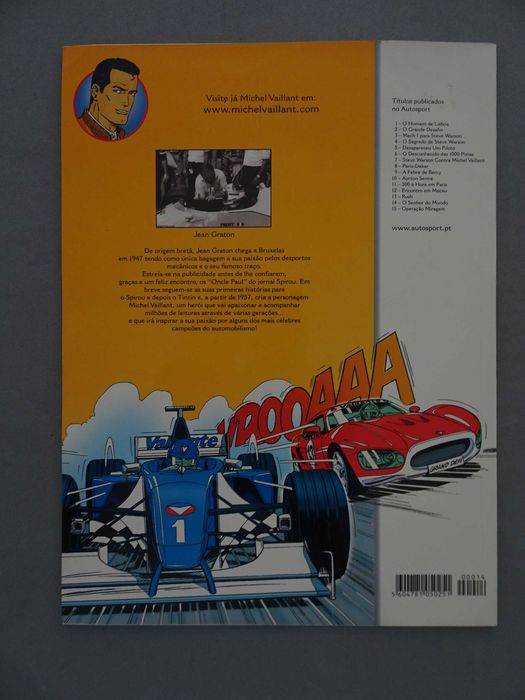 Livro Michel Vaillant - O Senhor do Mundo (Autosport) nº 14 (capa mole