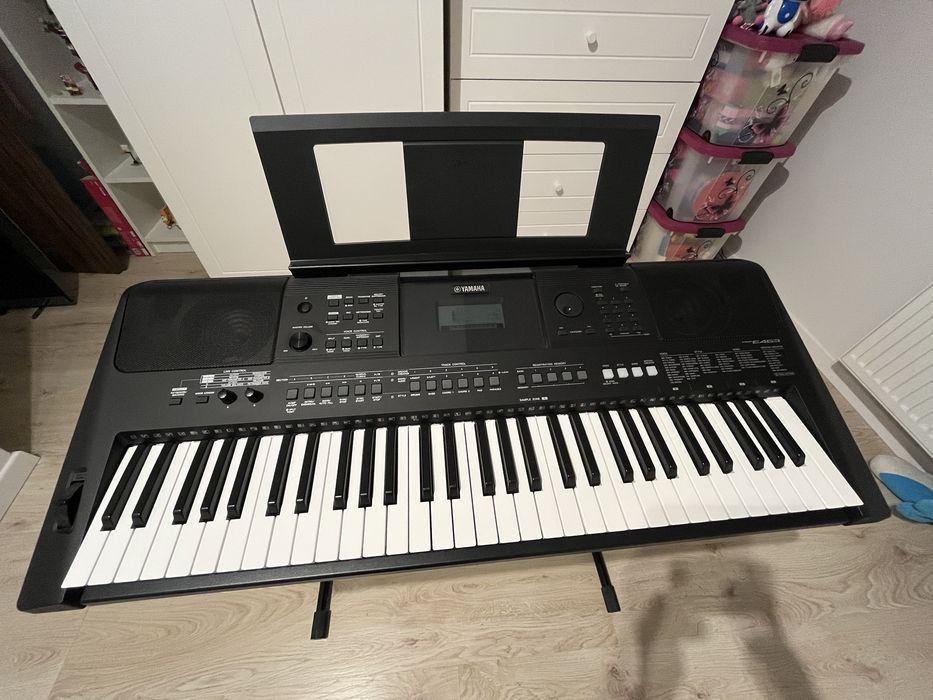 Keyboard YAMAHA PSR E463+statyw