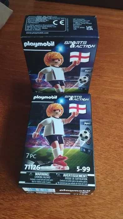 NOVO - Playmobil Jogador Futebol - INGLATERRA - SELADO