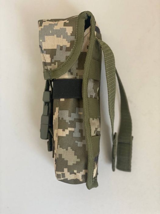 Підсумок під 2 магазина АК, подвійний мультикам олива (хакі) піксель