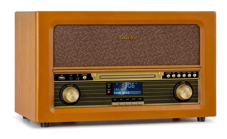 Ретро-стереосистема Auna Belle Epoque 1906 DAB, BT CD DAB USB УЦІНКА