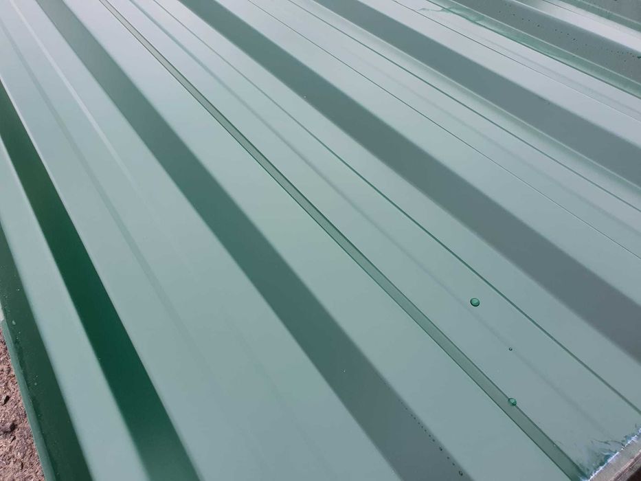 Nowa blacha w kolorze zielonym na dach, altanę, garaż, wiatę