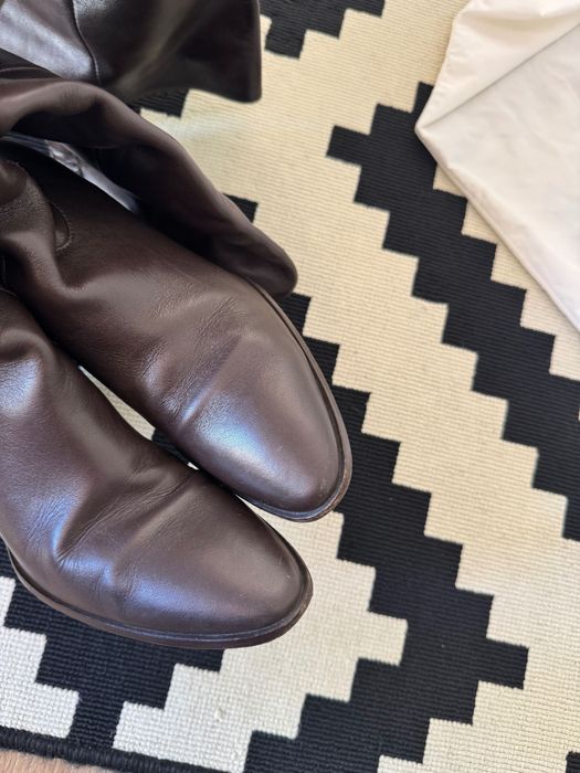 botas de couro Massimo Dutti