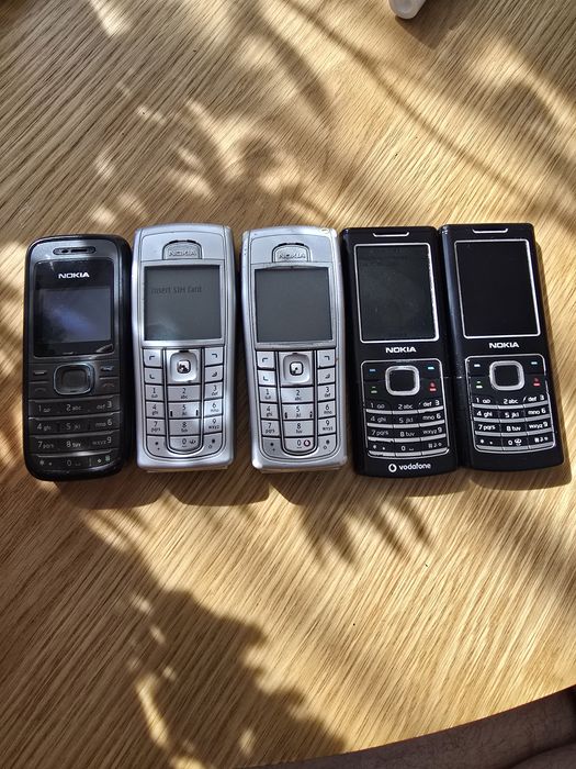2x nokia 6230 2x Nokia 6500c 1x Nokia 1208