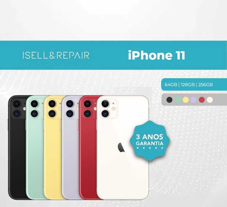 SEMI NOVO - iPhone 11 - 64GB / 128GB / 256GB - 3 ANOS GARANTIA