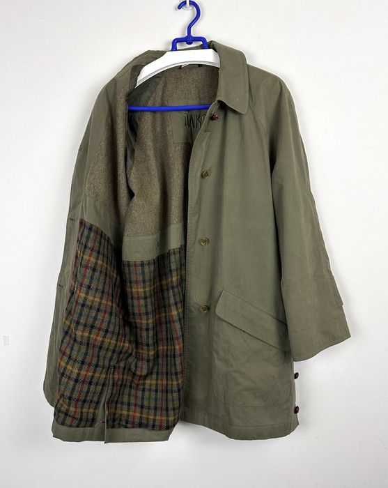 Płaszcz męski DAKS LONDON elegancki casual country bawełna wełna r. M