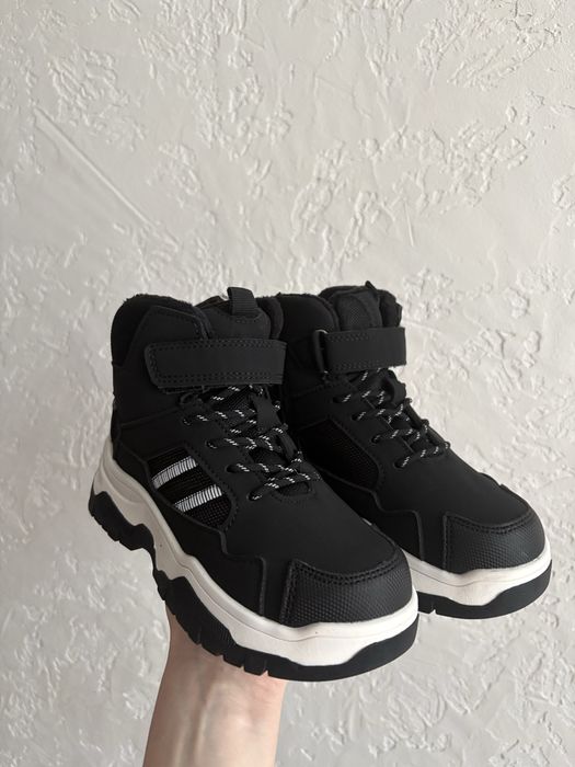 Черевики демісезонні для хлопчика чорні на весну 27 28 29 30 31 розмір