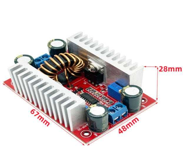 Повышающий преобразователь модуль DC-DC 150w 10A Step Up конвертер