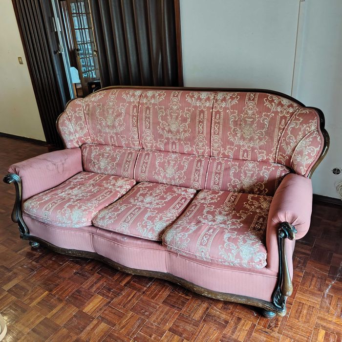 Sofa/cama de três assento