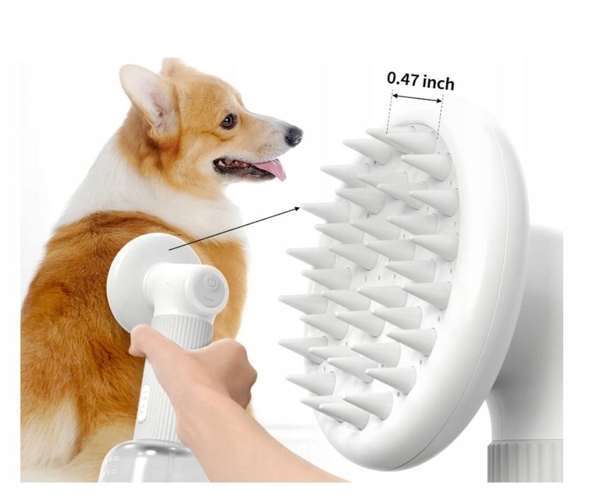 Uahpet Automatyczna Szczotka do Kąpieli dla Psów i Kotów