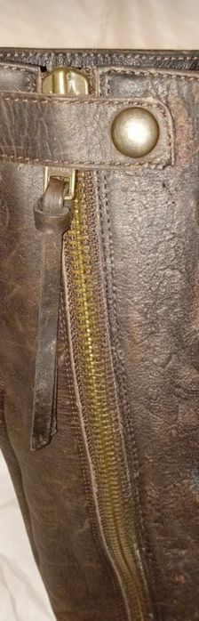 Чоботи жіночі високі шкіряні р.39