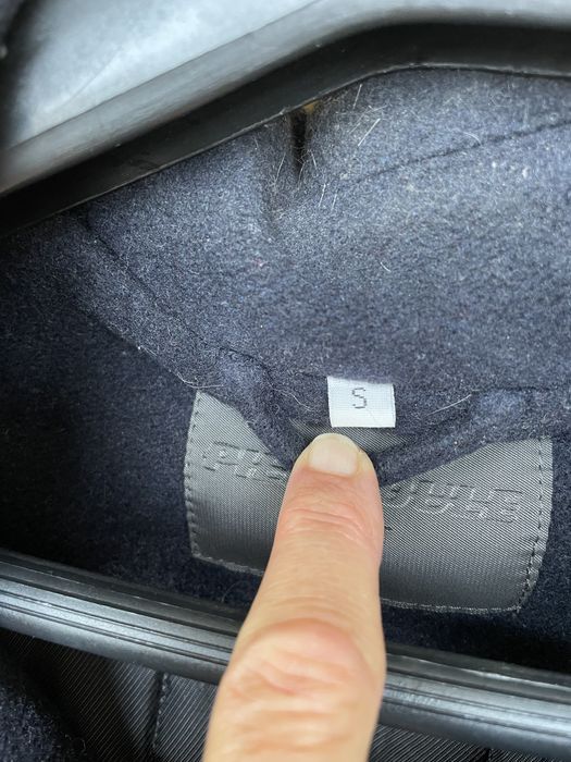 Sobretudo de homem,  lã azul escuro Pied Poule - Small