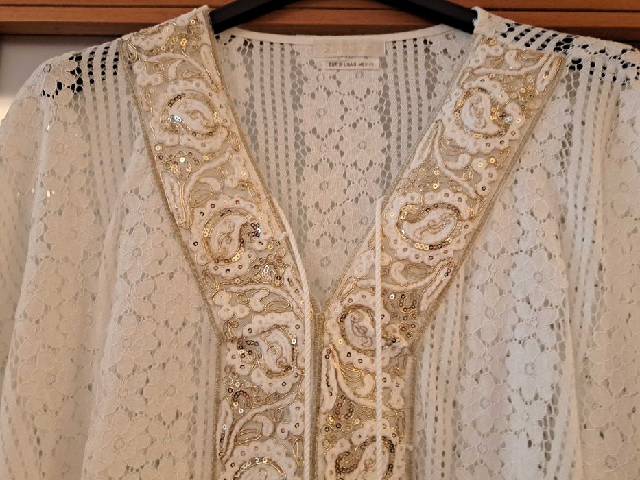 Túnica de praia tamanho único