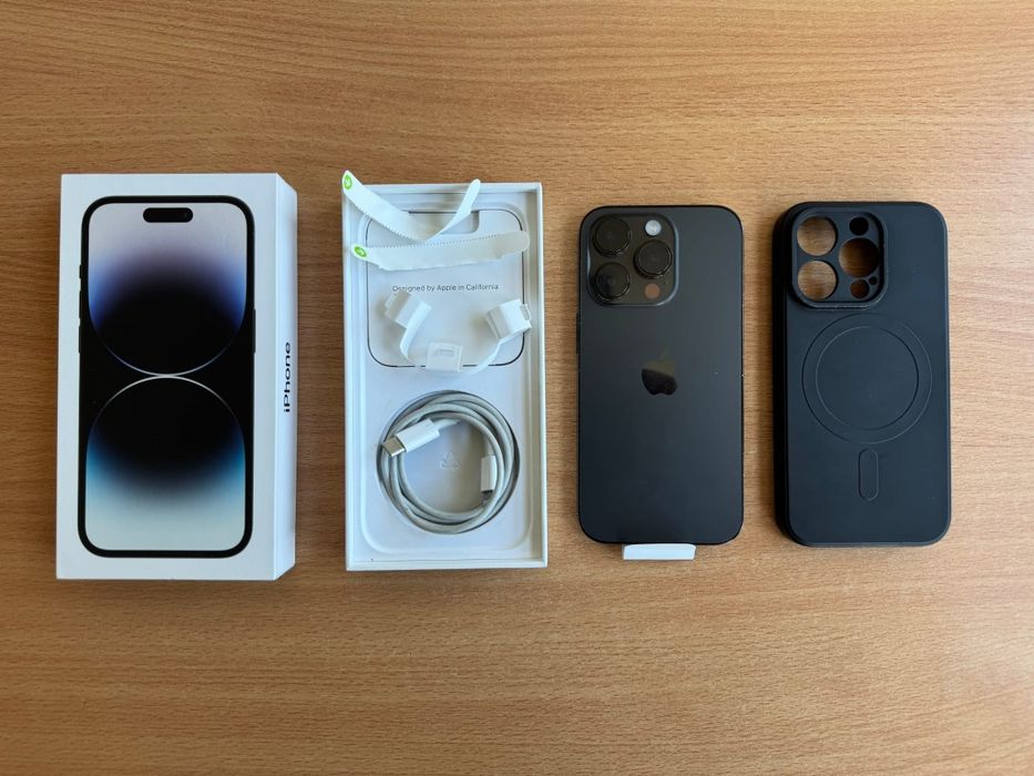 Iphone 14 Pro | 100% kondycji baterii | Stan Idealny | Space Black |