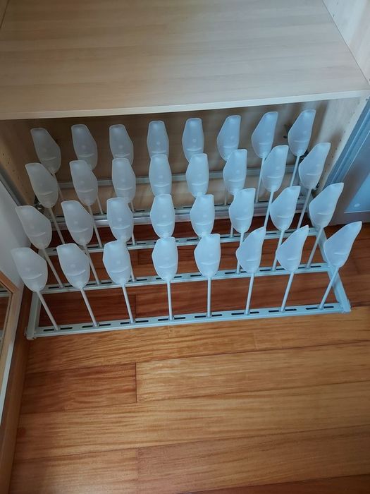 Cabide porta-calças e sapateira extraíveis IKEA Komplement 1,00mx0.58m