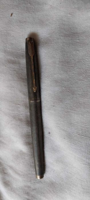 Caneta Vintage Parker 585 Sterling  Silver 14K