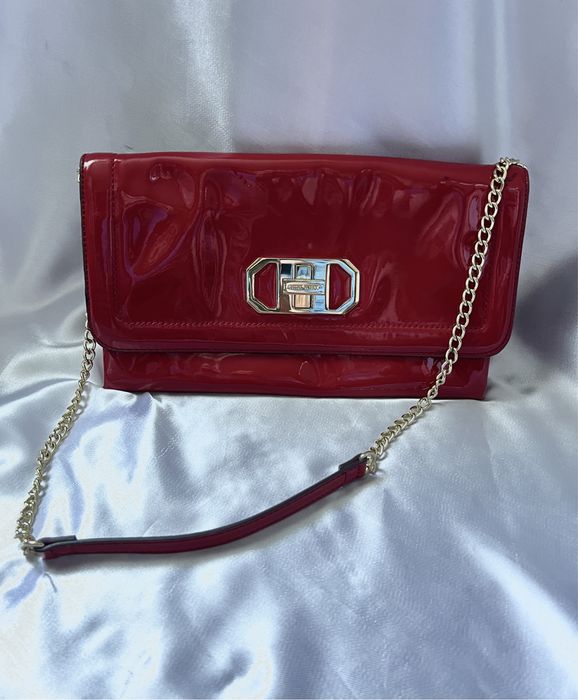 Лакована червона сумка Nine West