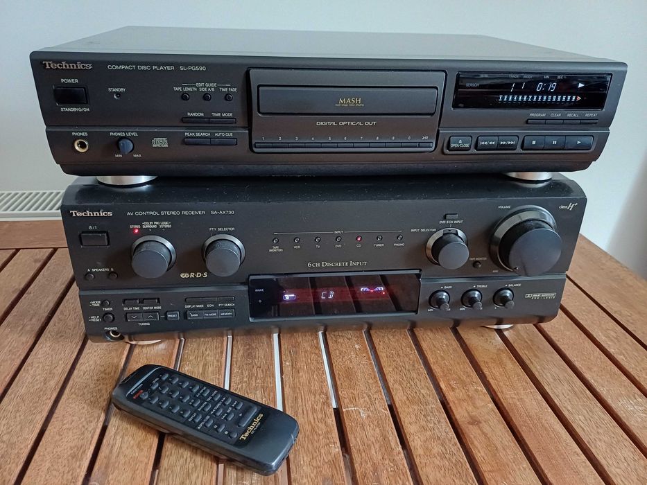 Zestaw Technics SA-AX730 i SL-PG590