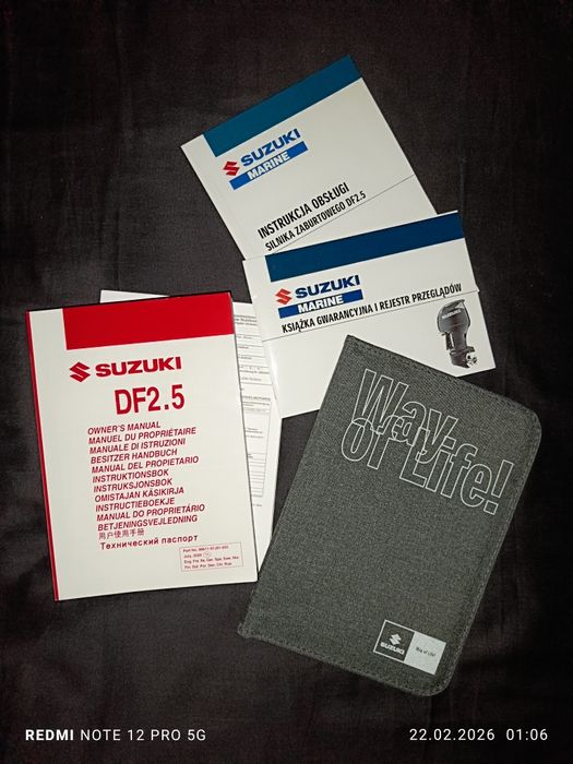 Sprzedam silnik zaburtowy SUZUKI 2.5 KM z krótką stopą.