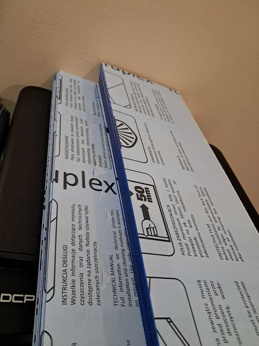 Poliwęglan 2mm na stery do woblerów płyty 50cm x 15cm , 50cm x 26cm